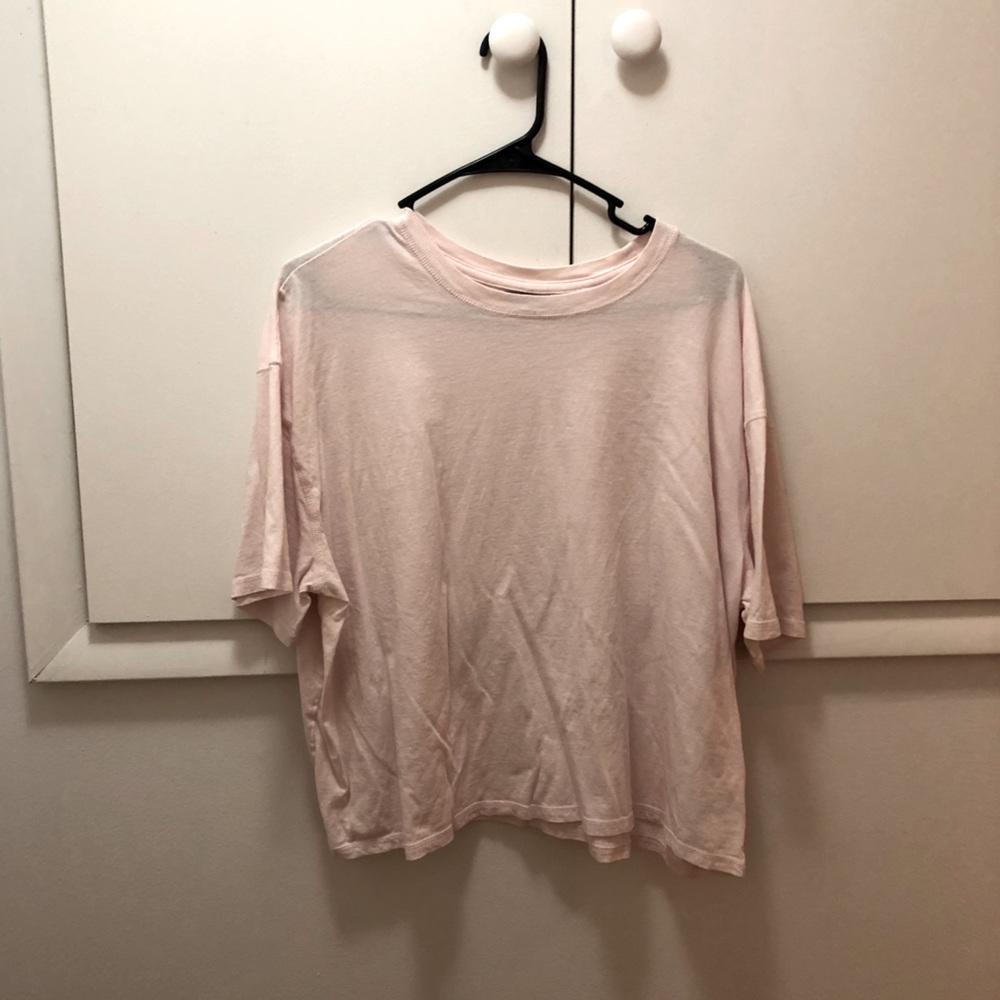 Pink crop top